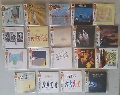 GENESIS MINI LP CD JAPAN JPN JAPANESE 1° SERIE COMPLETA CON OBI MINT