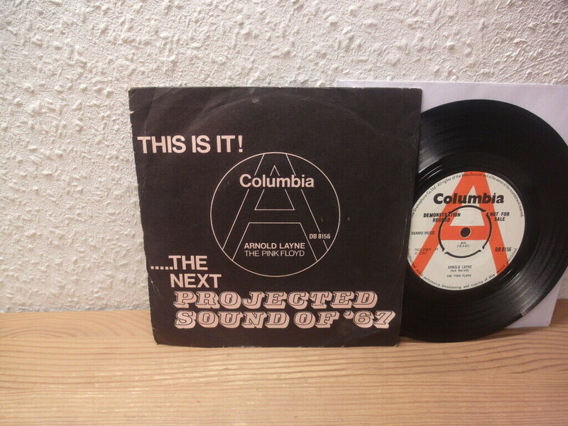 PINK FLOYD: Arnold Layne U.K. 7" Columbia Orig. Demo 1967 Monster Rarity