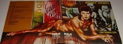 DAVID BOWIE "REBEL REBEL" MEXICAN EP 7" 45RPM MEXICO UNIQUE PS GTF ORANGE LB