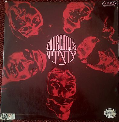 THE CHURCHILLS ORIG MONSTER PSYCH ISRAEL 1969 1ST ISRAELI LP POKORA