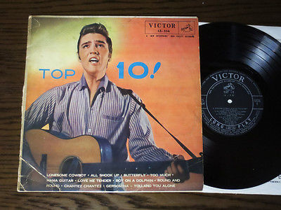 Elvis Presley 1957 Japan Only 10 incn LP TOP 10  Japanese
