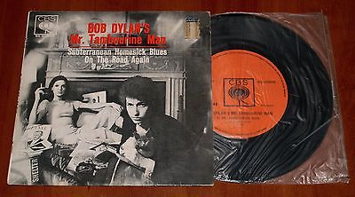 BOB DYLAN MR TAMBOURINE MAN 7" VINYL *RARE* ORIGINAL 1966 CBS PRESS AUSTRALIA EP