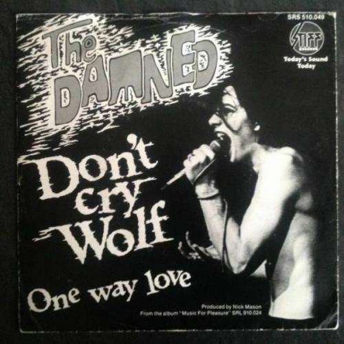 The Damned Don't Cry Wolf Rare ORIGINAL Dutch Scramble 7" PS Punk Nick Mason