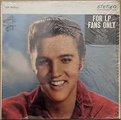 Elvis Presley- For LP fans only LSP1990(e) with RARE same picture on both side's