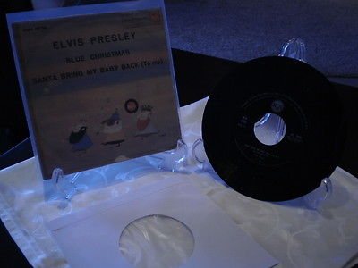 ELVIS PRESLEY 7" ITALIAN CHRISTMAS SINGLE WITH COVER RCA 45N 0939   