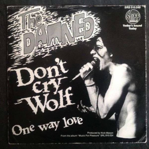 The Damned Don't Cry Wolf Rare ORIGINAL Dutch Scramble 7" PS Punk Sex Pistols 