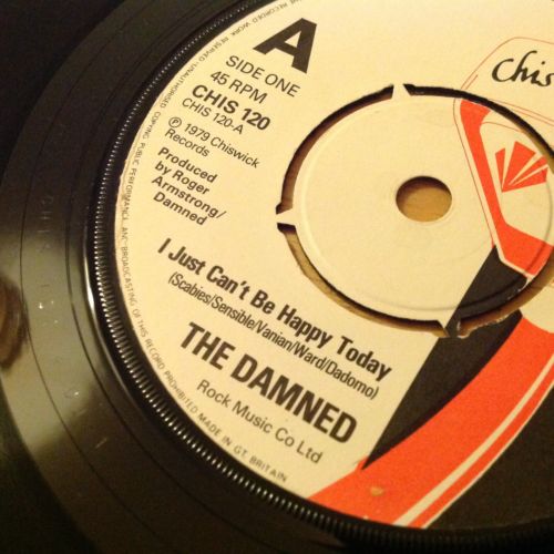 Damned Just Can't Be MEGA RARE DJ RADIO EDIT A-Label ORIG 7" UK PS Chiswick Punk