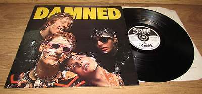 The Damned 1977 UK Stiff LP Erratum sticker mispress