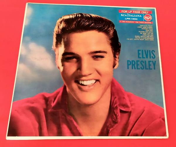 ELVIS PRESLEY (33 RPM - ITALY) LPM 1990  "FOR LP FANS ONLY"  (COLLECTOR'S  COPY)