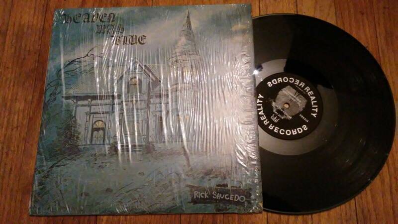 RICK SAUCEDO Heaven Was Blue LP REALITY RECORDS Private Press Acid Psych Rock 
