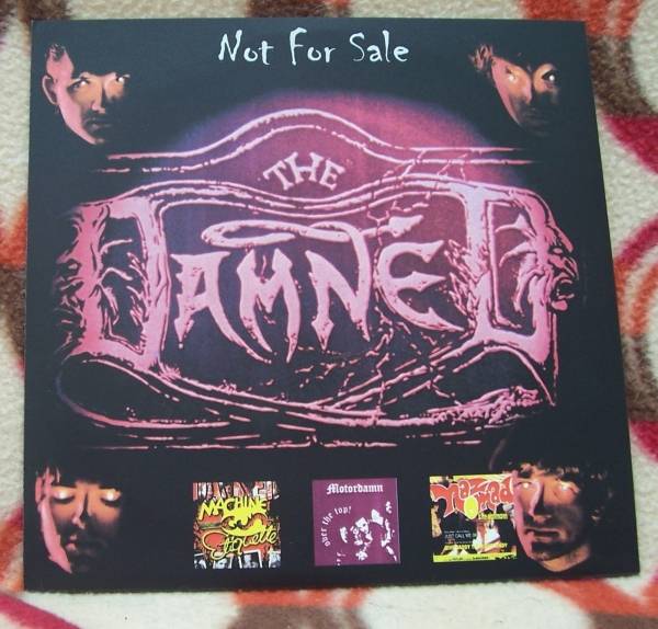 RARE THE DAMNED  NOT FOR SALE 7" GREEN VINYL PROMO EP MOTORHEAD LEMMY PUNK ROCK