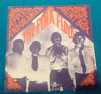 PINK FLOYD "Apples and Oranges,Paint Box" orig Dutch ultra rare 7' PS psych