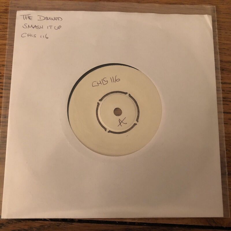 The Damned - Smash It Up/Burglar 7" UK Test press CLASH PISTOLS JAM