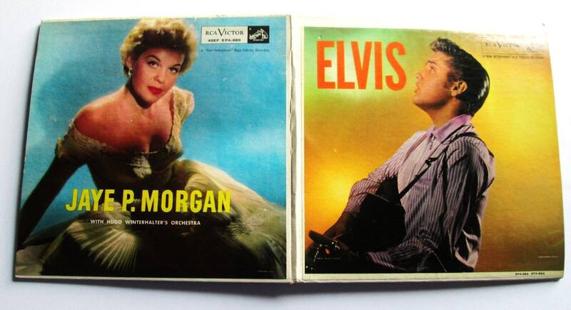 '56 Elvis Presley / Jaye P Morgan EP RCA-EPA-992/689 Promo Sampler RARE Original