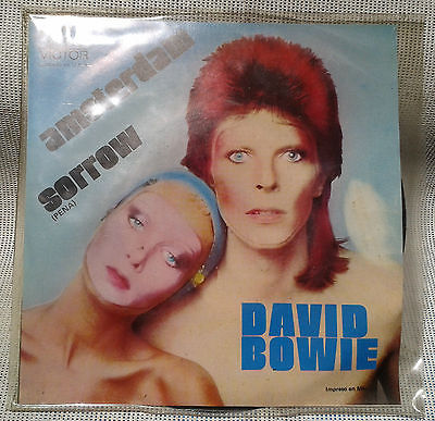 DAVID BOWIE Sorrow Mexico 7" 45 SP 3943 ORIGINAL 1974 Top Copy FINAL UPGRADE