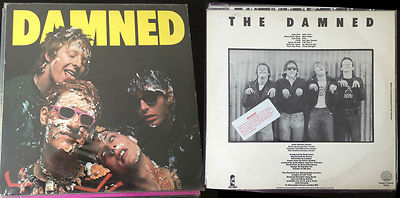 THE DAMNED - EDDIE HOT RODS ON THE BACK COVER MISS PRESS DEBUT! PUNK KBD CLASH