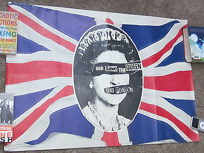 Sex Pistols GSTQ Poster 100% Original UK (Punk KBD Damned Clash Buzzcocks)
