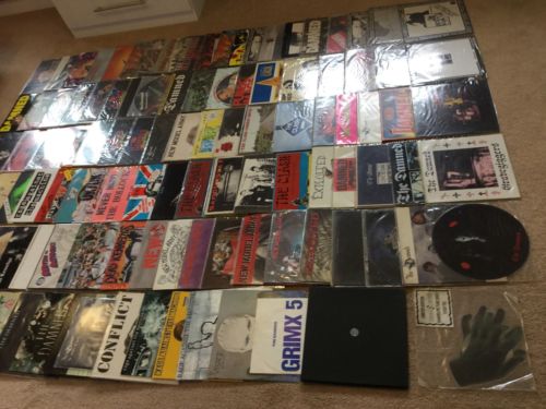 PUNK RECORDS CLASH DAMNED CRASS SEX PISTOLS ANTI NOWHERE LEAGUE PROPER STUFF!!!!