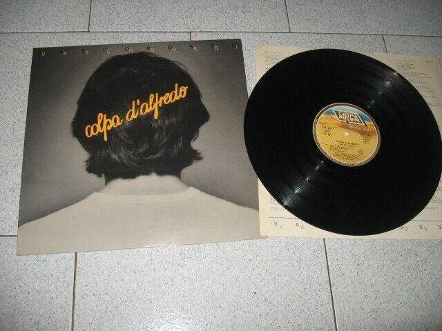 LP VASCO ROSSI COLPA D ALFREDO / TARGA  TAL  1401/1980  INSERTO / PRIMA STAMPA