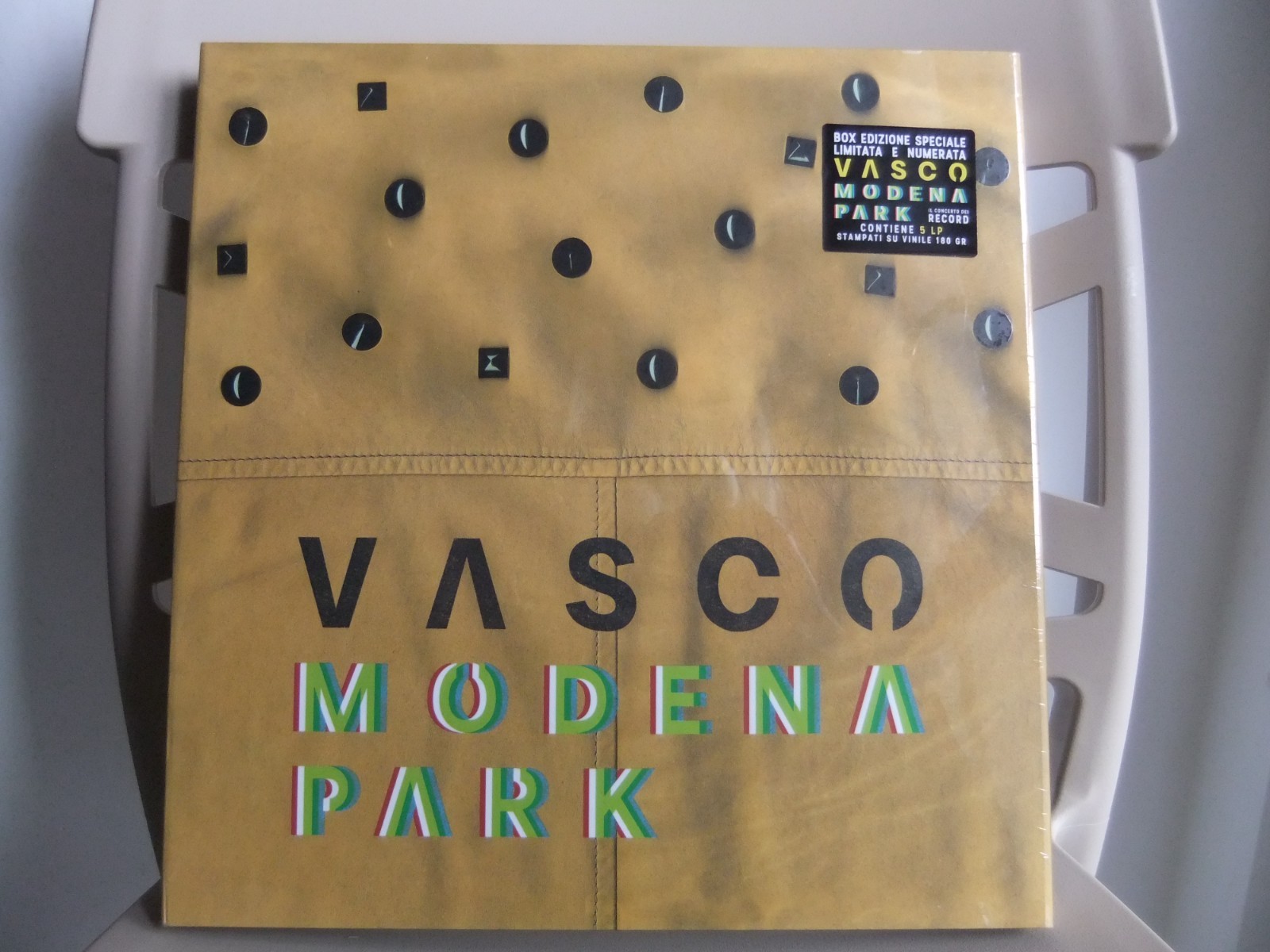 VASCO ROSSI VASCO MODENA PARK N.5 LP VINILE BOX ANNO 2017 EDIZ. NUMERATA SIGILL