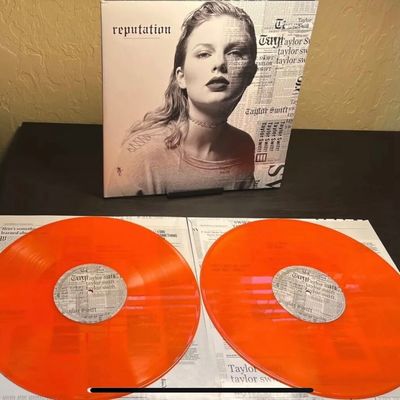 Taylor Swift Reputation Translucent Orange FYE Exclusive Vinyl Limited Edition