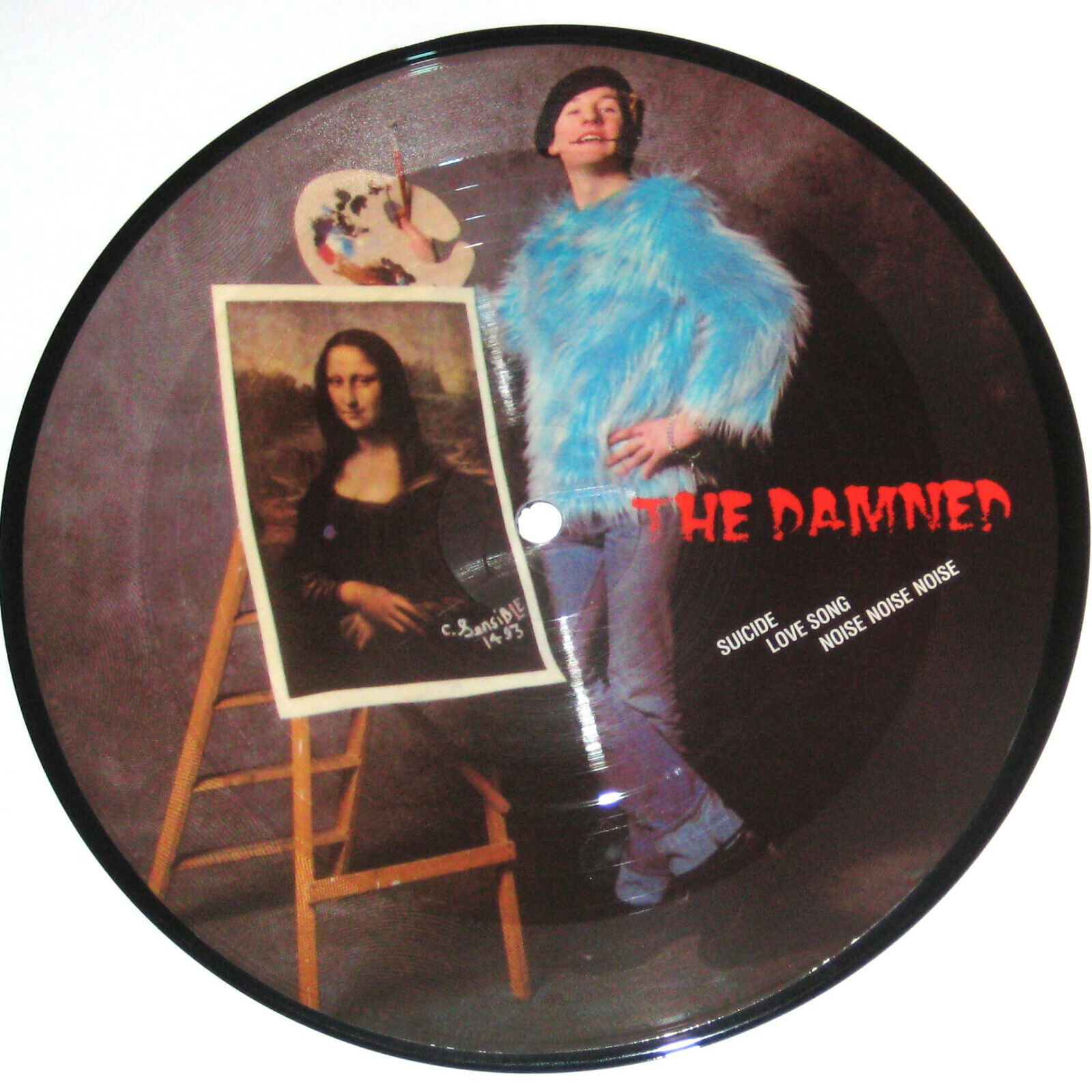 THE DAMNED Suicide/Love Song/Noise 7 Picture Disc UK PUNK 45 Rare Capt. Sensible