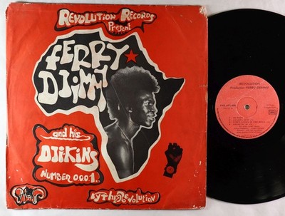 Ferry Djimmy   his Dji-Kins - Rhythm Revolution LP - Rare Afro Funk Psych OG