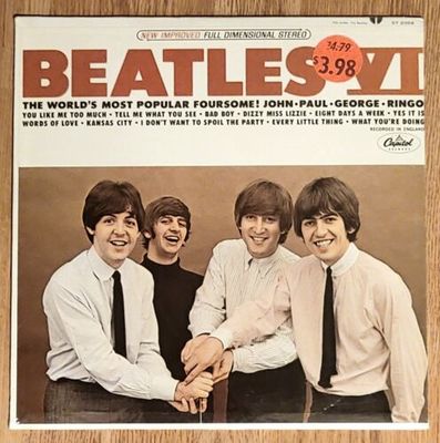 The Beatles BEATLES VI original stereo FIRST PRESSING FACTORY SEALED 