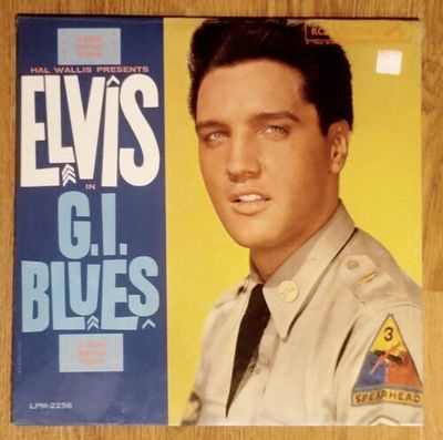 Elvis Presley G,I, BLUES factory sealed MONO FIRST PRESSING NEAR MINT