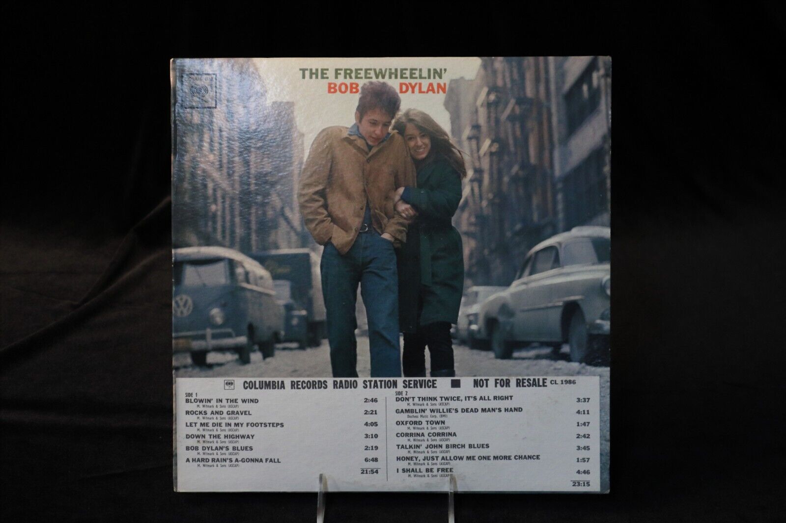 Bob Dylan     The Freewheelin    1963 Columbia Mono White Label Promo LP, Misprint