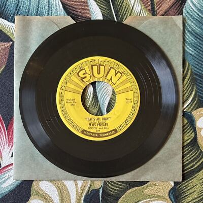 Elvis Presley Scotty And Bill 7Inch That S All Right .. 1954 Us Original