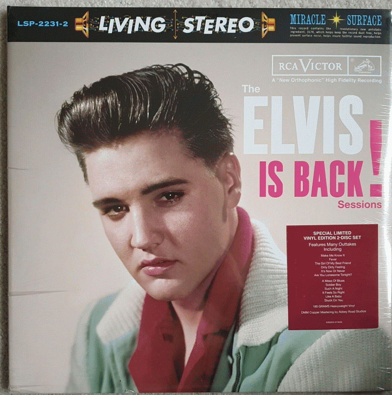 ELVIS PRESLEY-  ELVIS IS BACK  SESSIONS  ULTRA RARE 2011 FTD 2LP SET. SEALED    