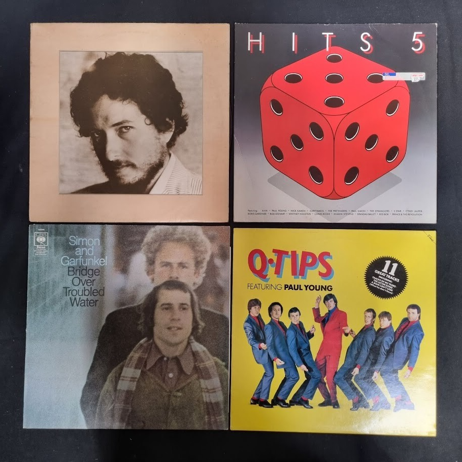 Pop Rock 44 x LP Vinyl Record Albums Bob Dylan U2 Elton John Eagles Paul Simon