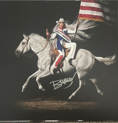 BEYONCE COWBOY CARTER VINYL LIMITED WITH SIGNED INSERT 48 PAGE PHOTO BOOKLET BAS