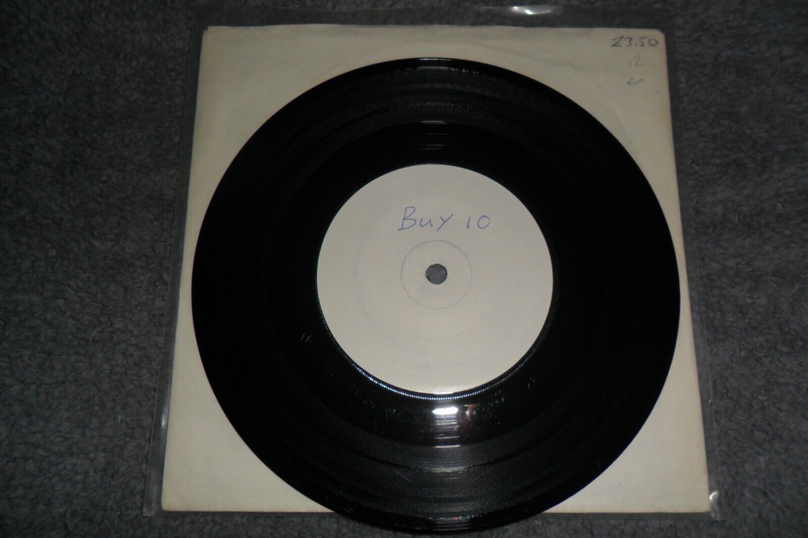 THE DAMNED -NEAT NEAT NEAT 7  WHITE LABEL TEST PRESSING PUNK ROCK SEX PISTOLS VG