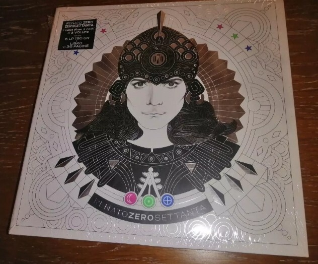 RENATO ZERO RARO BOX 6 LP   LIBRO y 2020 Zerosettanta NUMERATO SOLO 2500 COPIE