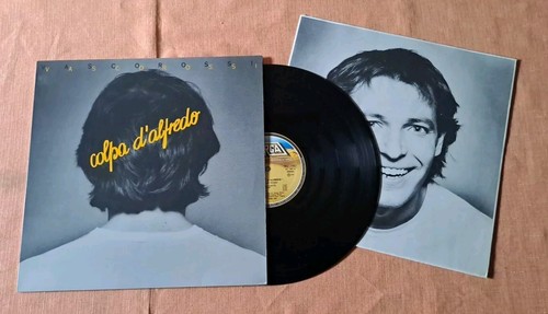 LP   Inner Testi VASCO ROSSI - COLPA D  ALFREDO 1a Stampa Laminata 03/04/1980 