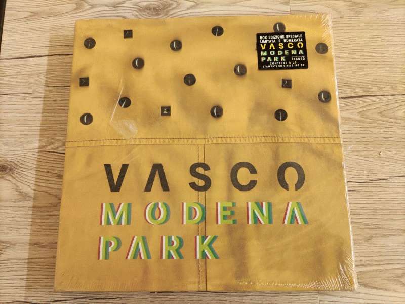 VASCO ROSSI MODENA PARK 5LP 180g BOX RARO SIGILLATO COPIA 0382
